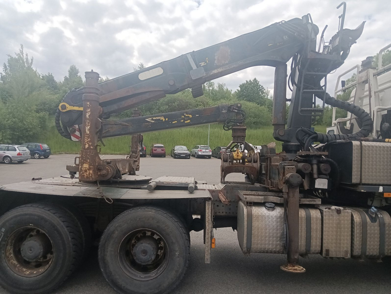 Palfinger EPSILON E250L82 Langholzkran+GLOGGER Aufbau+Anhä - Houttransport, Kraanwagen: afbeelding 1 Palfinger EPSILON E250L82 Langholzkran+GLOGGER Aufbau+Anhä - Houttransport, Kraanwagen: afbeelding 1