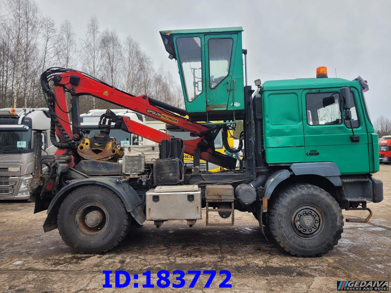 MAN 18.410 4x4 + Epsilon Palfinger SRX39 - Houttransport, Kraanwagen: afbeelding 5 MAN 18.410 4x4 + Epsilon Palfinger SRX39 - Houttransport, Kraanwagen: afbeelding 5