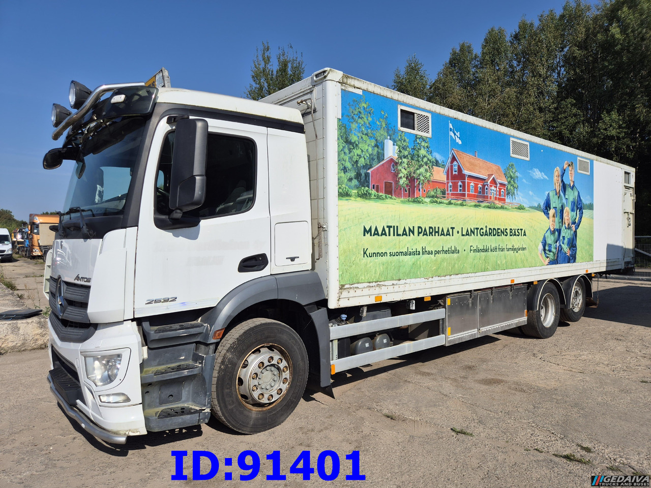 MERCEDES-BENZ Antos 2532 - 6x2 - Euro 6 - Animal transport - Veewagen vrachtwagen: afbeelding 1 MERCEDES-BENZ Antos 2532 - 6x2 - Euro 6 - Animal transport - Veewagen vrachtwagen: afbeelding 1