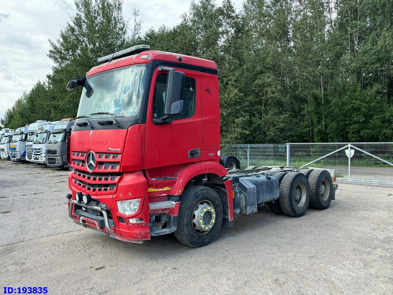 MERCEDES-BENZ Arocs 2840 6x4 Manual Euro6 - Chassis vrachtwagen: afbeelding 1 MERCEDES-BENZ Arocs 2840 6x4 Manual Euro6 - Chassis vrachtwagen: afbeelding 1
