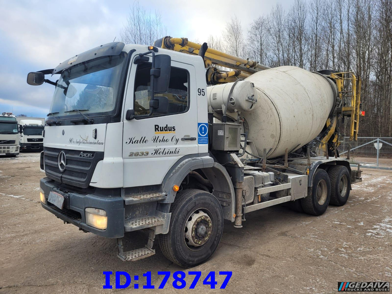 MERCEDES-BENZ Axor 2633 6x4 Schwing 750 - Betonpomp: afbeelding 4 MERCEDES-BENZ Axor 2633 6x4 Schwing 750 - Betonpomp: afbeelding 4
