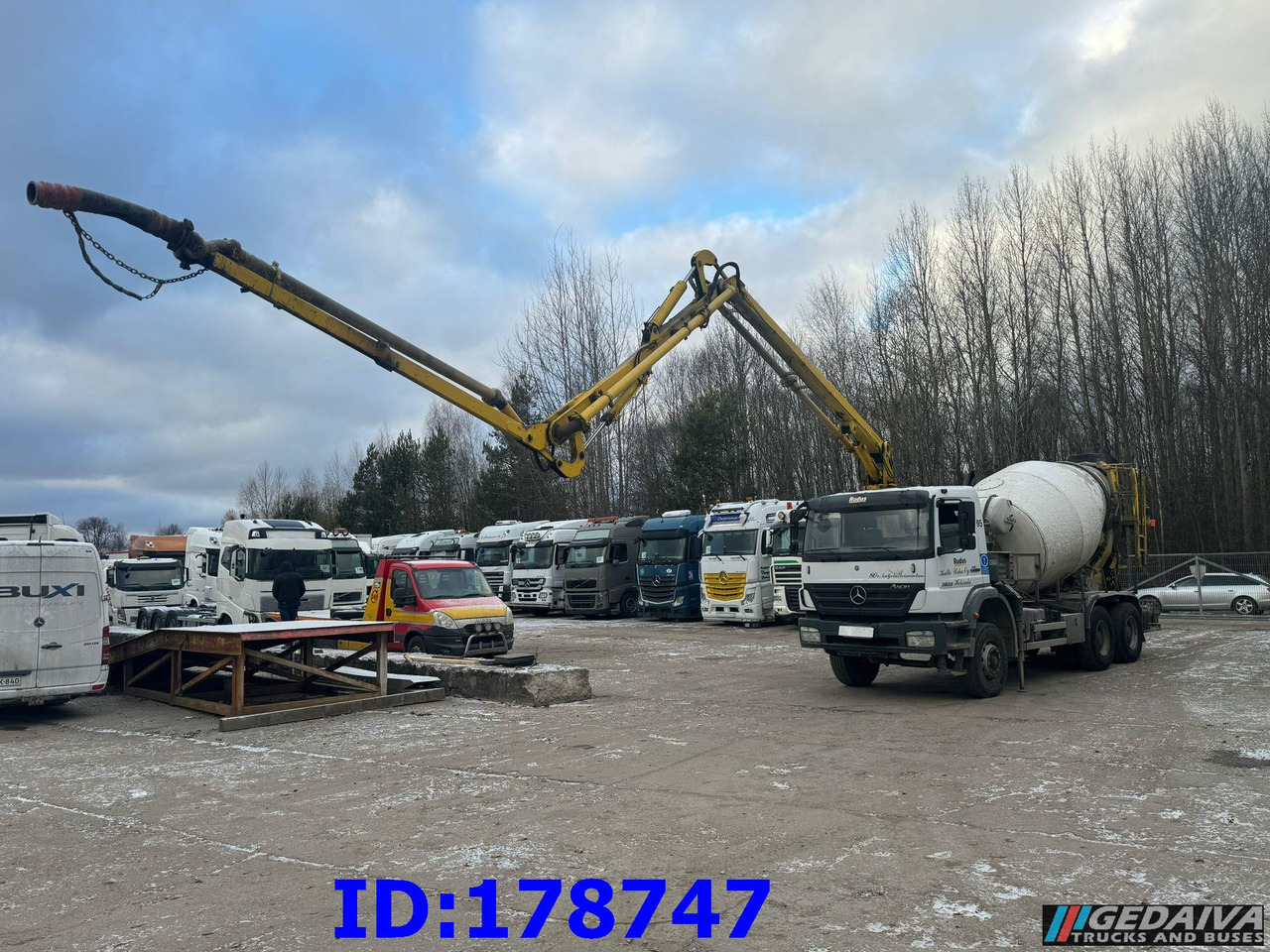 MERCEDES-BENZ Axor 2633 6x4 Schwing 750 - Betonpomp: afbeelding 1 MERCEDES-BENZ Axor 2633 6x4 Schwing 750 - Betonpomp: afbeelding 1