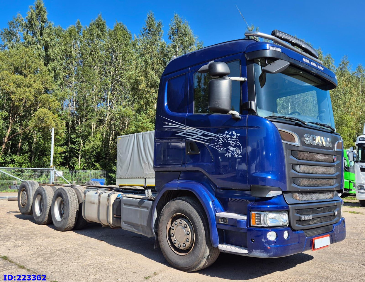 SCANIA R580 8x4 Euro6 Retarder - Chassis vrachtwagen: afbeelding 2 SCANIA R580 8x4 Euro6 Retarder - Chassis vrachtwagen: afbeelding 2
