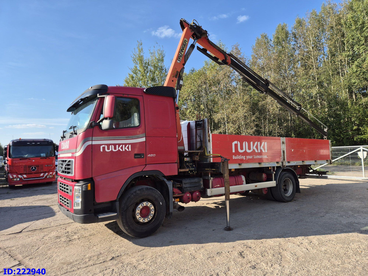 VOLVO FH12 420HP + Crane Palfinger PK9501 - Vrachtwagen met open laadbak: afbeelding 1 VOLVO FH12 420HP + Crane Palfinger PK9501 - Vrachtwagen met open laadbak: afbeelding 1