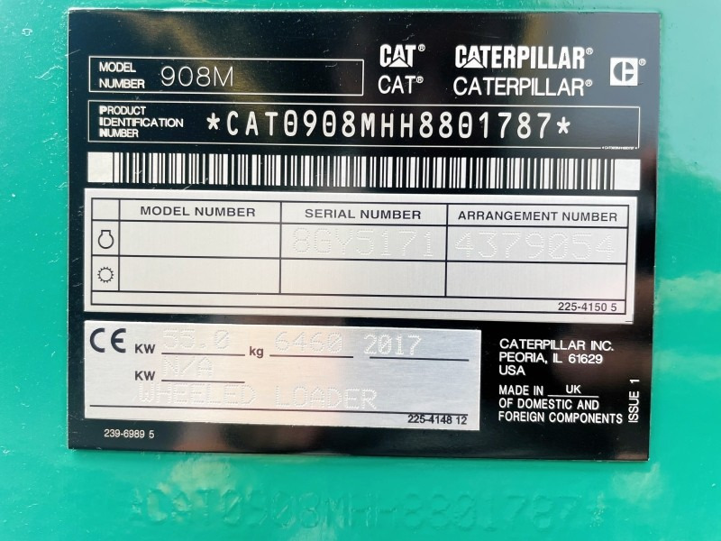 Caterpillar 908M (3637) - Wiellader: afbeelding 3 Caterpillar 908M (3637) - Wiellader: afbeelding 3