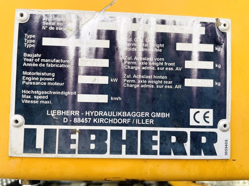 Liebherr A904 (3758) - Overslagkraan: afbeelding 5 Liebherr A904 (3758) - Overslagkraan: afbeelding 5
