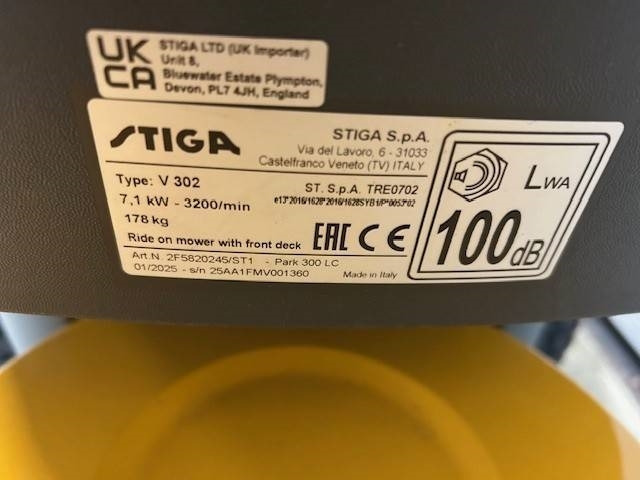 Stiga Park 300 lc Frontmaaier - Gazonmaaier: afbeelding 4 Stiga Park 300 lc Frontmaaier - Gazonmaaier: afbeelding 4