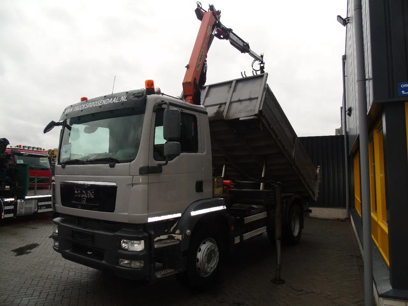 MAN TGM 18.250 + PALFINGER 11.001K + TIPPER + EURO 5 - Kraanwagen: afbeelding 2 MAN TGM 18.250 + PALFINGER 11.001K + TIPPER + EURO 5 - Kraanwagen: afbeelding 2