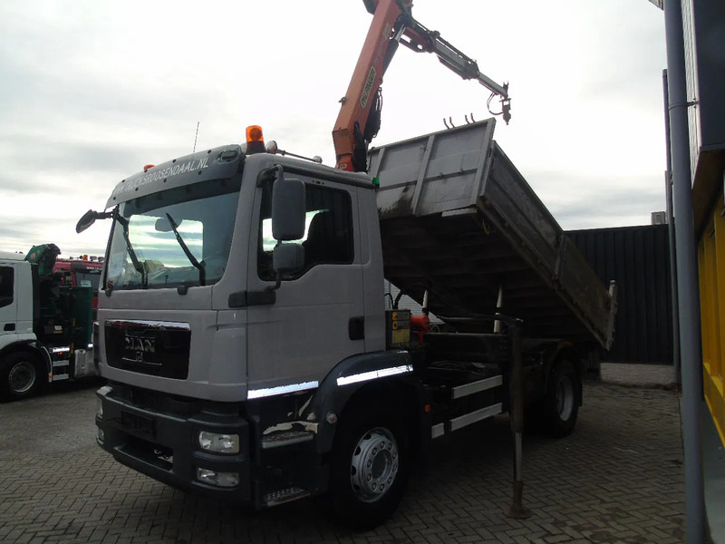 Kraanwagen MAN TGM 18.250 + PALFINGER 11.001K + TIPPER + EURO 5: afbeelding 7