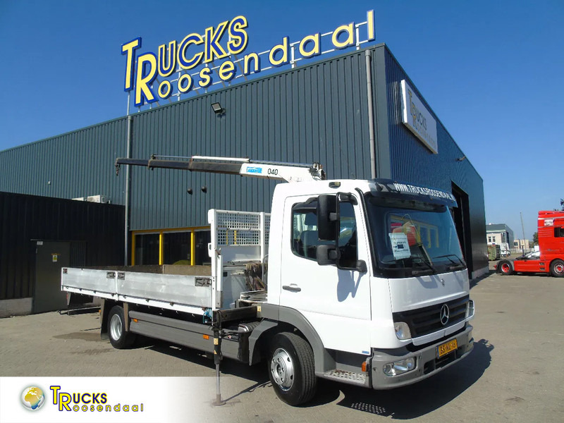 Mercedes-Benz Atego 816 + 4ton crane + NICE TRUCK - Vrachtwagen met open laadbak, Kraanwagen: afbeelding 1 Mercedes-Benz Atego 816 + 4ton crane + NICE TRUCK - Vrachtwagen met open laadbak, Kraanwagen: afbeelding 1
