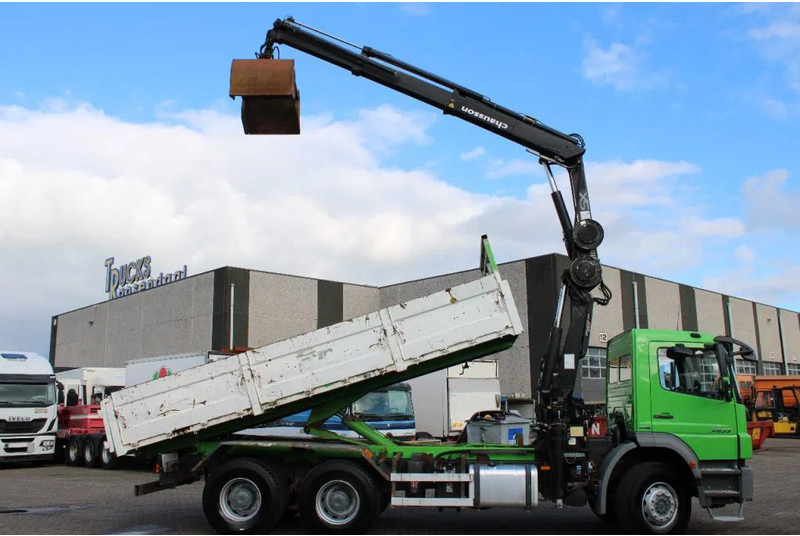 Mercedes-Benz Axor 2633 + TIPPER + HIAB 144 + REMOTE + MANUAL - Kraanwagen: afbeelding 3 Mercedes-Benz Axor 2633 + TIPPER + HIAB 144 + REMOTE + MANUAL - Kraanwagen: afbeelding 3