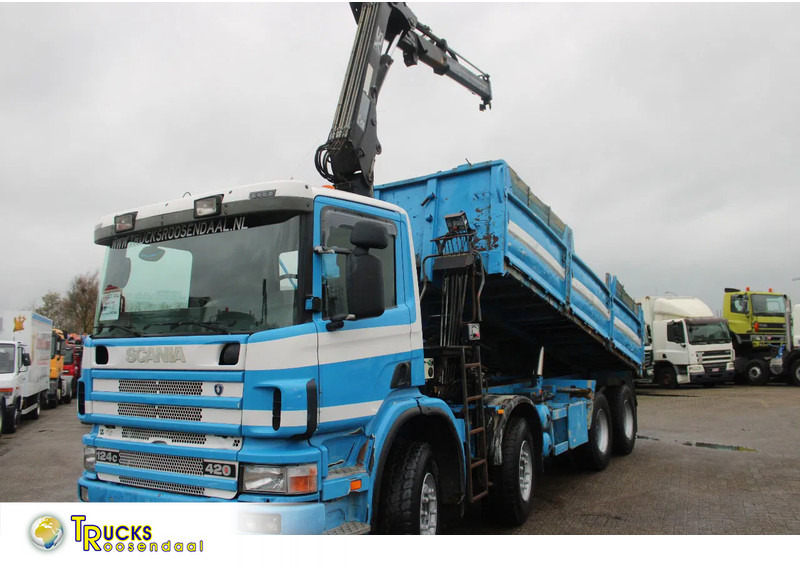 Scania G 420 + MANUAL + TIPPER + HIAB 144B-1 CL +EURO 3 - Kraanwagen: afbeelding 1 Scania G 420 + MANUAL + TIPPER + HIAB 144B-1 CL +EURO 3 - Kraanwagen: afbeelding 1