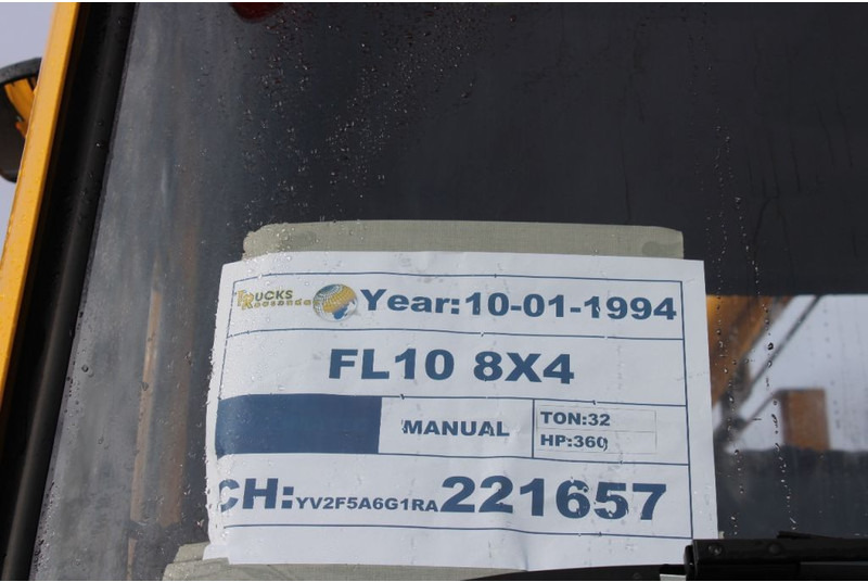 Alle terrein kraan Volvo FL10 8X4 + GROMACH 34 mtr. + EURO 2: afbeelding 20