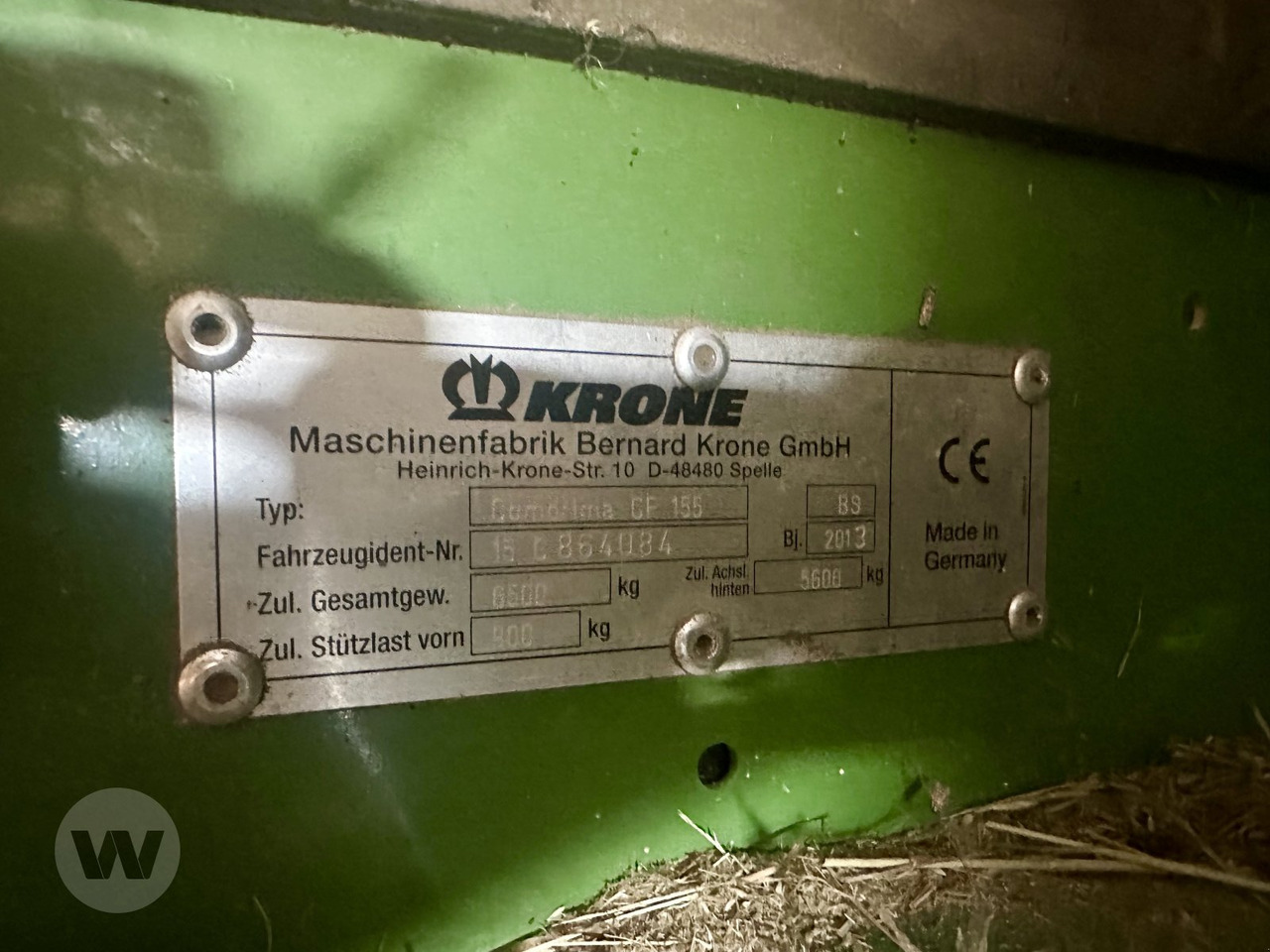 Krone Comprima CF 155 XC - Ronde balenpers: afbeelding 2 Krone Comprima CF 155 XC - Ronde balenpers: afbeelding 2