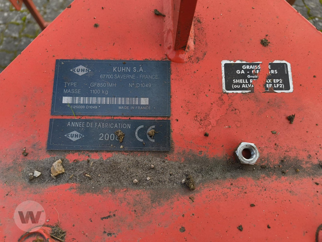 Kuhn GF 8501 MH - Hooischudder: afbeelding 4 Kuhn GF 8501 MH - Hooischudder: afbeelding 4