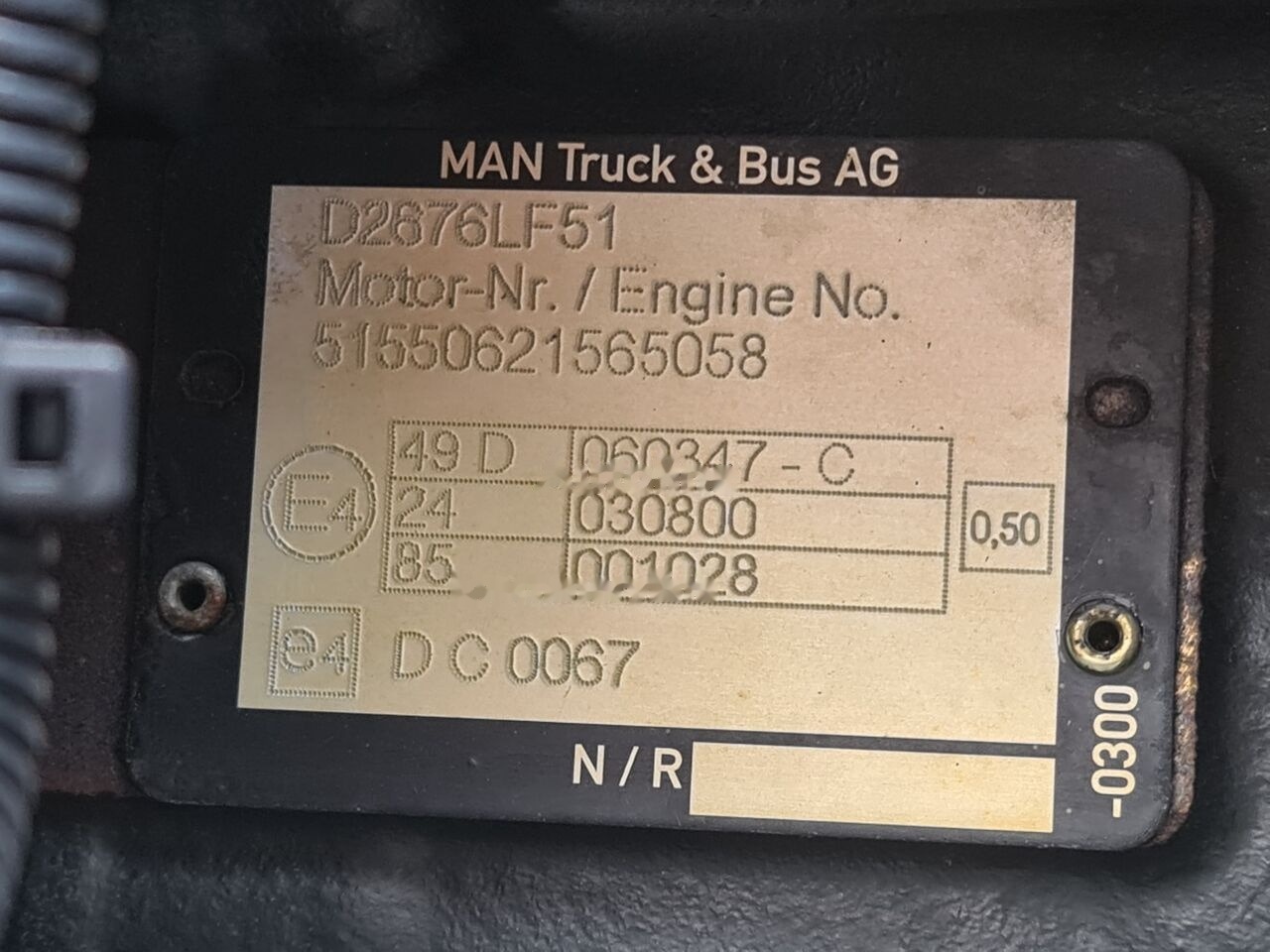 Motor voor Vrachtwagen MAN D2676LF51 TGX TGS EURO 6 D2676LF51 EURO 6   MAN TGX TGS EURO 6: afbeelding 7