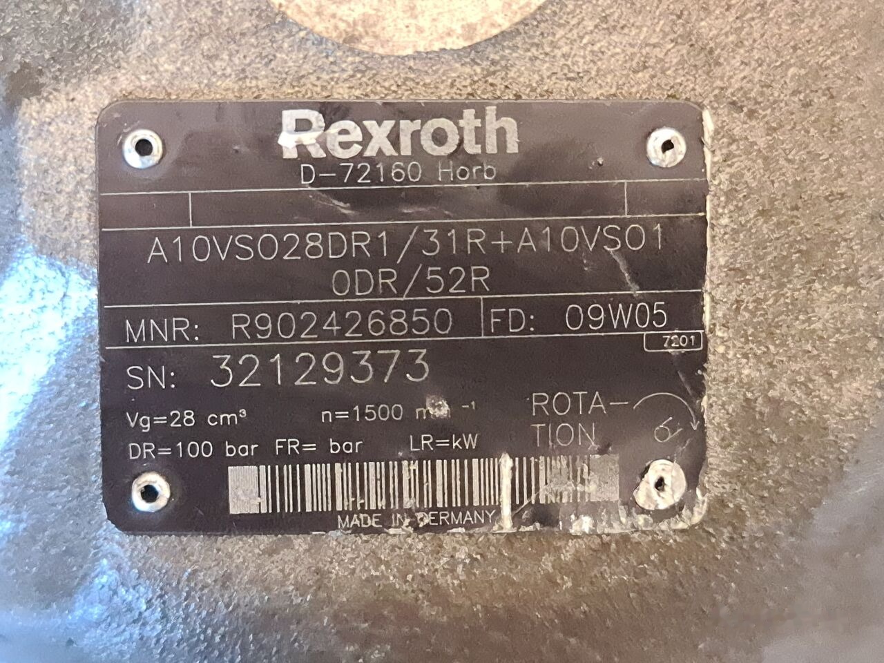 Rexroth D-72160 HORB - Hydraulische pomp voor Vrachtwagen: afbeelding 5 Rexroth D-72160 HORB - Hydraulische pomp voor Vrachtwagen: afbeelding 5