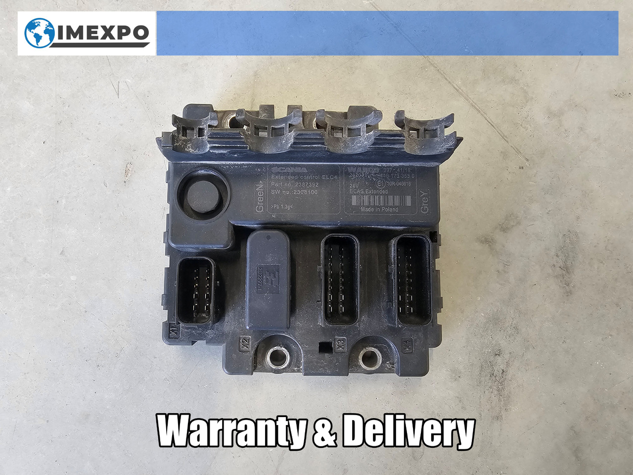 SCANIA S, R, P, G / ELC4 CONTROL UNIT / 2387392 - ECU: afbeelding 1 SCANIA S, R, P, G / ELC4 CONTROL UNIT / 2387392 - ECU: afbeelding 1