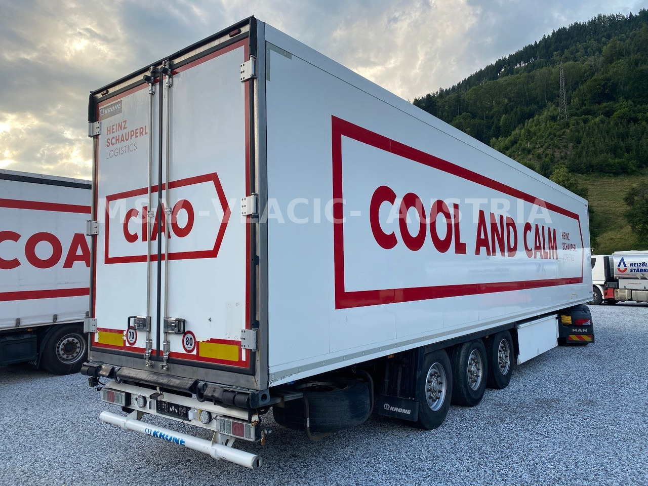 Krone Doppelstock / Carrier 1950 - Koelwagen oplegger: afbeelding 3 Krone Doppelstock / Carrier 1950 - Koelwagen oplegger: afbeelding 3