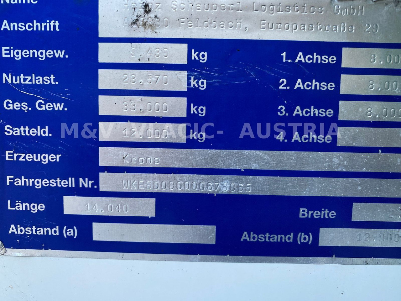 Krone Doppelstock / Carrier 1950 - Koelwagen oplegger: afbeelding 5 Krone Doppelstock / Carrier 1950 - Koelwagen oplegger: afbeelding 5