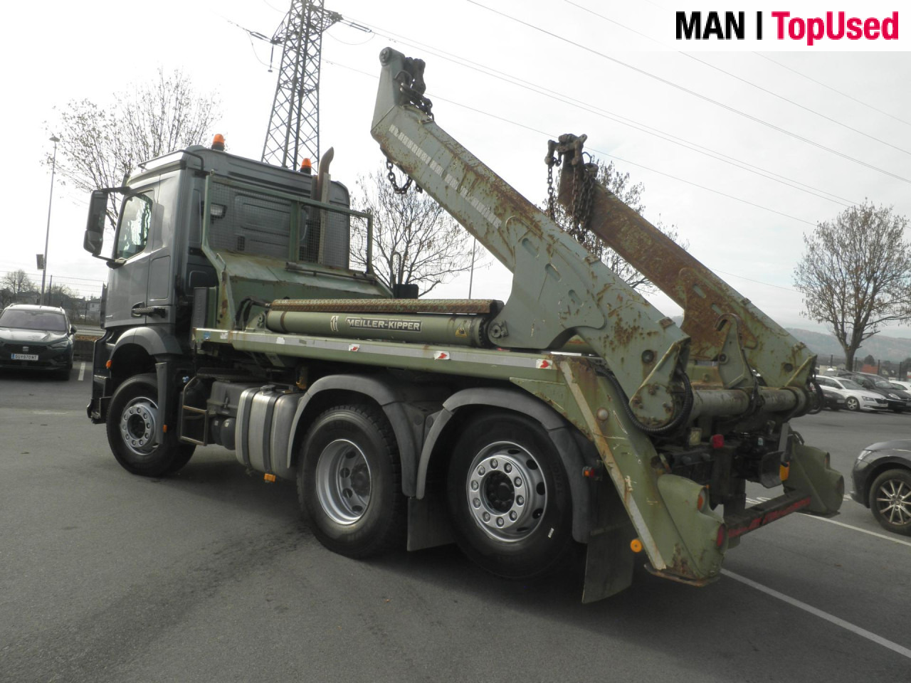 Kipper vrachtwagen MERCEDES-BENZ ABSETZKIPPER: afbeelding 8