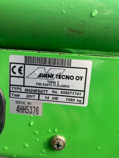 Kniklader AVANT 420 loader: afbeelding 15