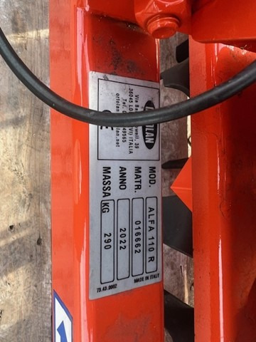 ORTOLAN ALFA 110 harrow - Grondbewerking toebehoor: afbeelding 2 ORTOLAN ALFA 110 harrow - Grondbewerking toebehoor: afbeelding 2
