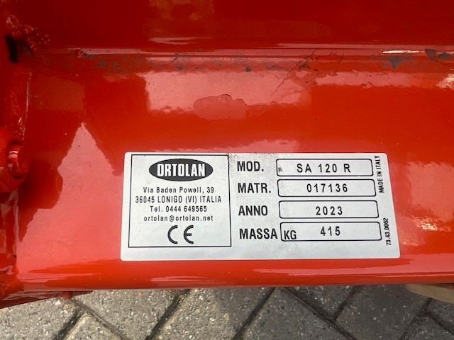 ORTOLAN SA 120 overtop miller - Grondbewerking toebehoor: afbeelding 2 ORTOLAN SA 120 overtop miller - Grondbewerking toebehoor: afbeelding 2