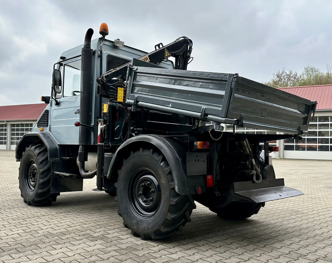 Unimog 130 - U130 418 74426 mit Kran und Winde Mer - Kipper vrachtwagen: afbeelding 5 Unimog 130 - U130 418 74426 mit Kran und Winde Mer - Kipper vrachtwagen: afbeelding 5