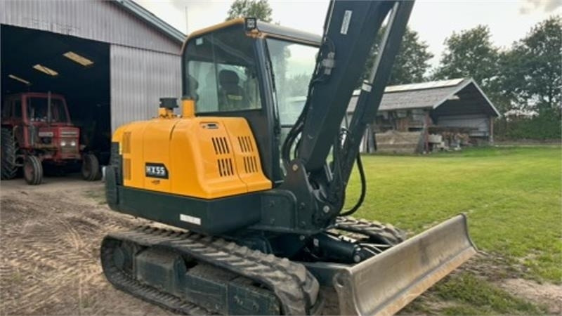 Hyundai HX55 Med Hydrema skifte og centralsmørring og grab - Minigraafmachine: afbeelding 3 Hyundai HX55 Med Hydrema skifte og centralsmørring og grab - Minigraafmachine: afbeelding 3