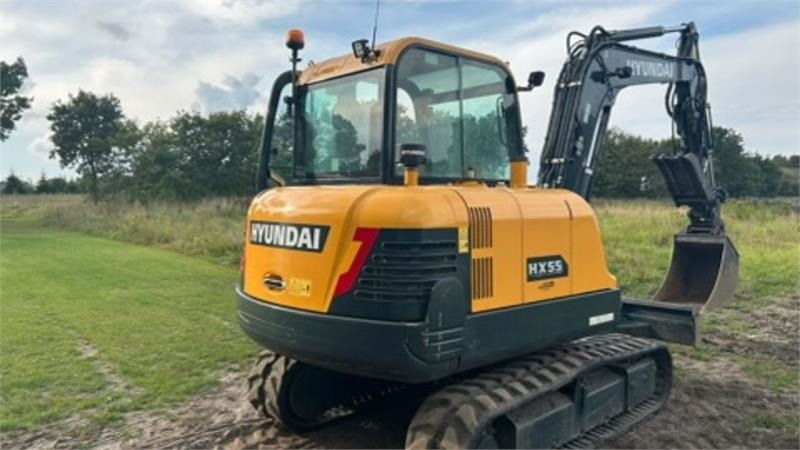 Hyundai HX55 Med Hydrema skifte og centralsmørring og grab - Minigraafmachine: afbeelding 4 Hyundai HX55 Med Hydrema skifte og centralsmørring og grab - Minigraafmachine: afbeelding 4