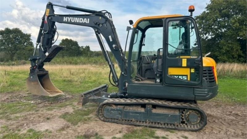 Hyundai HX55 Med Hydrema skifte og centralsmørring og grab - Minigraafmachine: afbeelding 1 Hyundai HX55 Med Hydrema skifte og centralsmørring og grab - Minigraafmachine: afbeelding 1