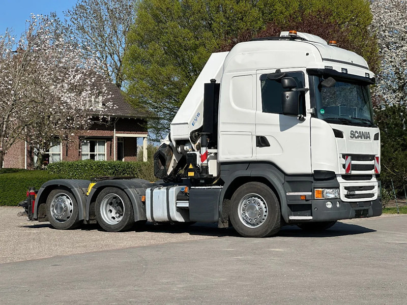 Scania R450 6x2 !!TRACTOR!!!CRANE/GRUE/HMF 50TM!!TOP!EURO6!! - Trekker: afbeelding 5 Scania R450 6x2 !!TRACTOR!!!CRANE/GRUE/HMF 50TM!!TOP!EURO6!! - Trekker: afbeelding 5