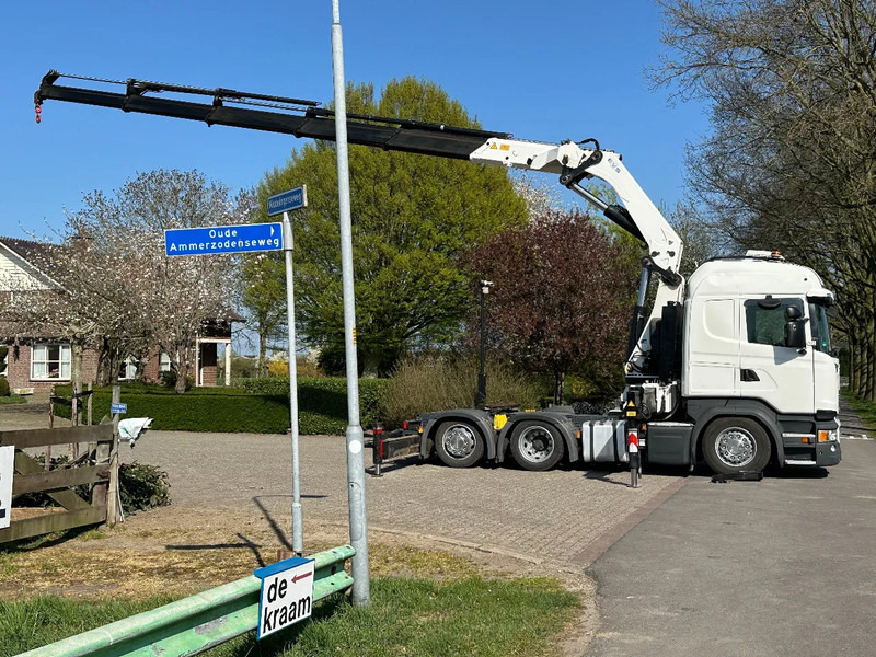 Scania R450 6x2 !!TRACTOR!!!CRANE/GRUE/HMF 50TM!!TOP!EURO6!! - Trekker: afbeelding 4 Scania R450 6x2 !!TRACTOR!!!CRANE/GRUE/HMF 50TM!!TOP!EURO6!! - Trekker: afbeelding 4
