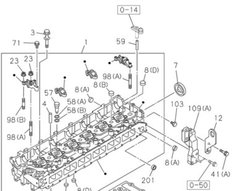 Case 47607715R - Cilinderkop voor Landbouwmachine: afbeelding 1 Case 47607715R - Cilinderkop voor Landbouwmachine: afbeelding 1