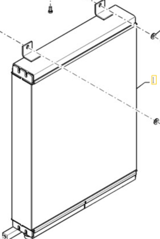 Case 84279839 - 87660641 - Oliekoeler voor Bouwmachine: afbeelding 2 Case 84279839 - 87660641 - Oliekoeler voor Bouwmachine: afbeelding 2