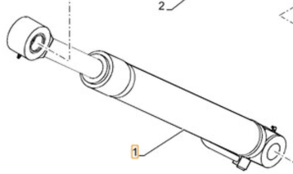 Case KAV20210 - Hydraulische cilinder voor Bouwmachine: afbeelding 1 Case KAV20210 - Hydraulische cilinder voor Bouwmachine: afbeelding 1