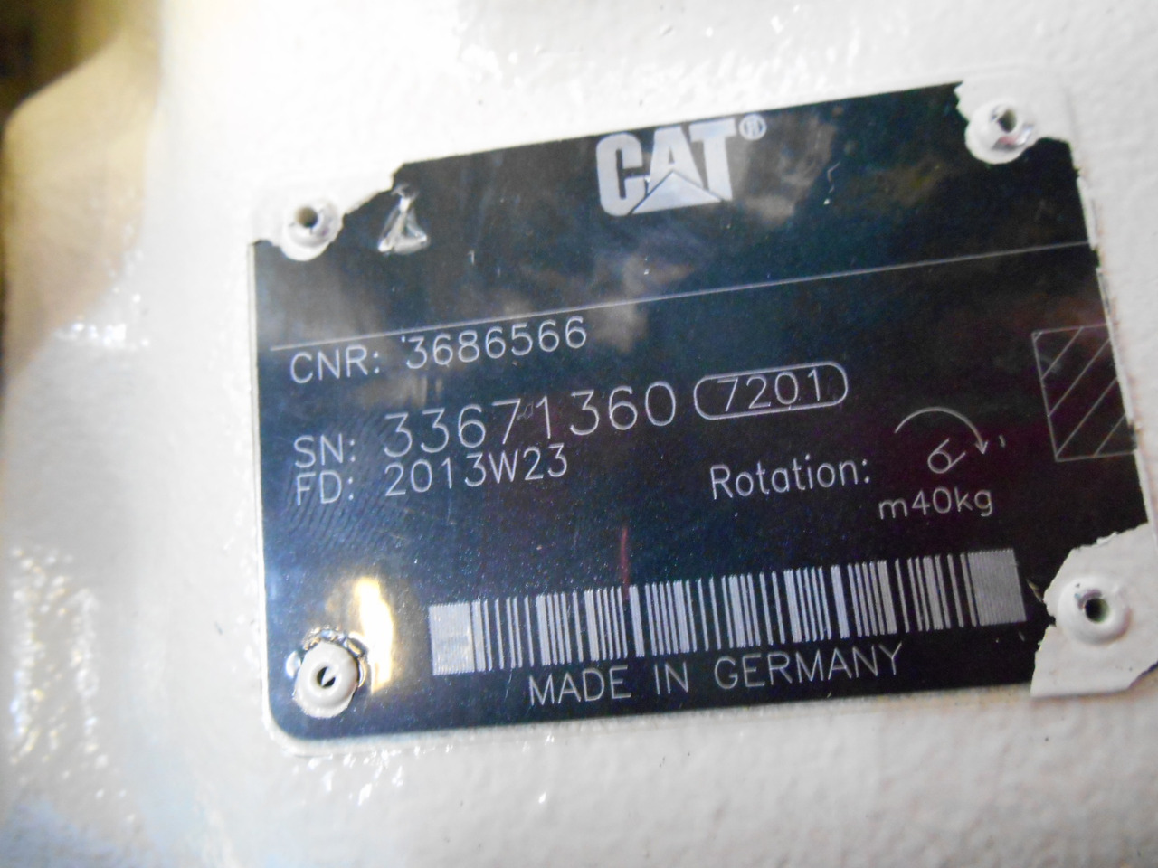 Caterpillar 3686566 - 4370148 - Hydromotor voor Landbouwmachine: afbeelding 4 Caterpillar 3686566 - 4370148 - Hydromotor voor Landbouwmachine: afbeelding 4