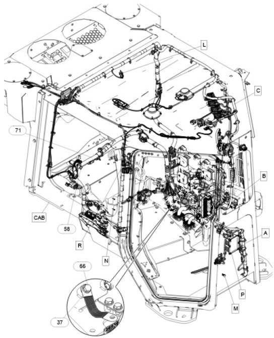 Caterpillar 5880903 - 5662020 - Kabels/ Draden voor Bouwmachine: afbeelding 1 Caterpillar 5880903 - 5662020 - Kabels/ Draden voor Bouwmachine: afbeelding 1