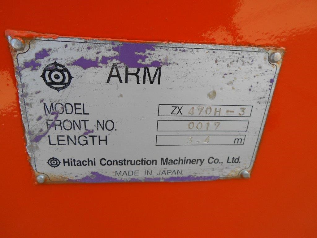 Hitachi 5010069 3.4m - 7048605 - Arm voor Bouwmachine: afbeelding 1 Hitachi 5010069 3.4m - 7048605 - Arm voor Bouwmachine: afbeelding 1