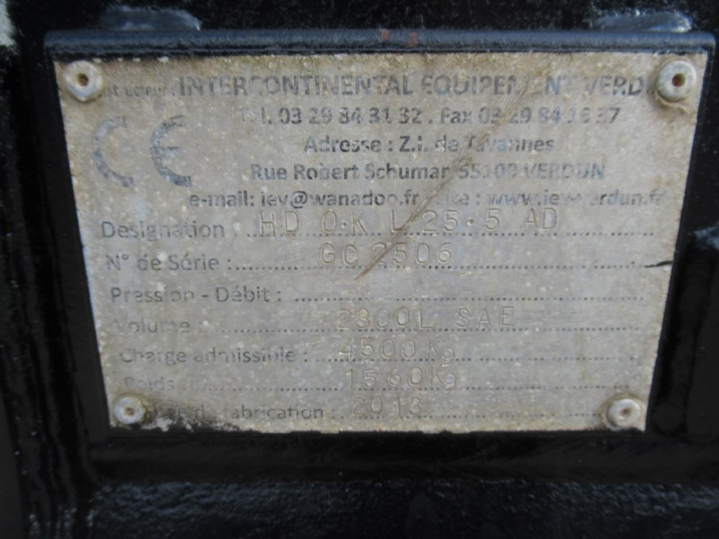 New Holland 4521196 - 4521197 - Bak voor Bouwmachine: afbeelding 1 New Holland 4521196 - 4521197 - Bak voor Bouwmachine: afbeelding 1