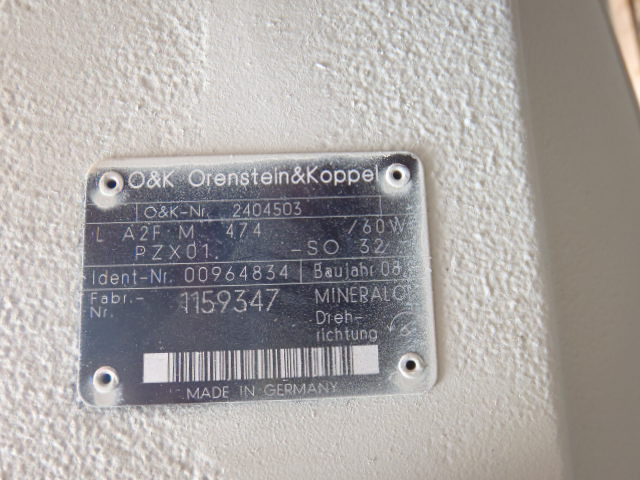O&K A2FM474/60W-PZX01-SO32 - - Hydromotor voor Bouwmachine: afbeelding 3 O&K A2FM474/60W-PZX01-SO32 - - Hydromotor voor Bouwmachine: afbeelding 3