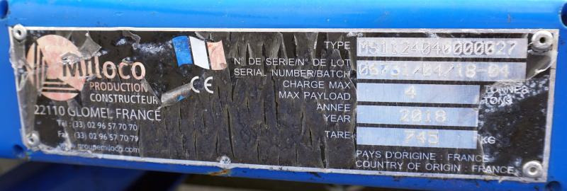 MILOCO MS1124040000027 - Open/ Plateau aanhangwagen: afbeelding 3 MILOCO MS1124040000027 - Open/ Plateau aanhangwagen: afbeelding 3