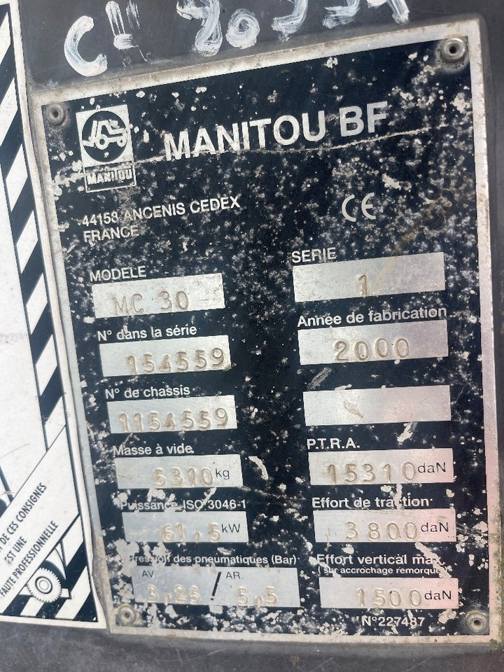 Leasing Manitou MC 30  Manitou MC 30: afbeelding 12