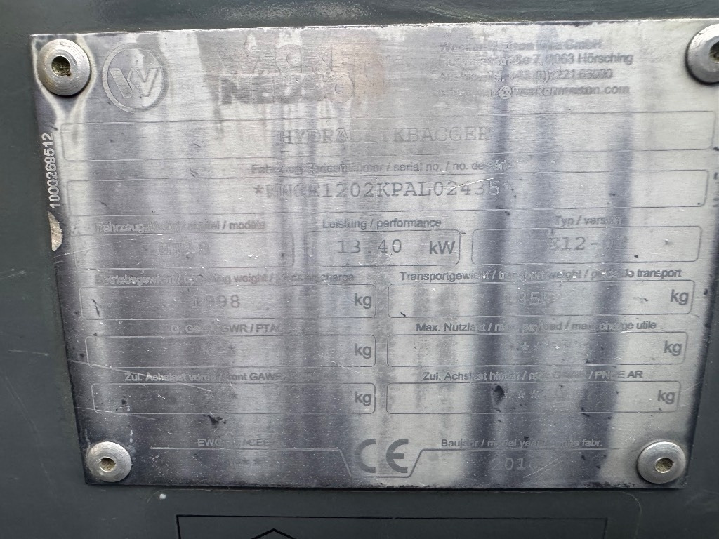 Wacker Neuson ET 18 - Minigraafmachine: afbeelding 4 Wacker Neuson ET 18 - Minigraafmachine: afbeelding 4