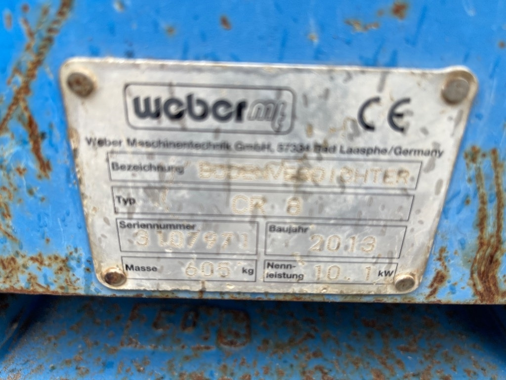 Weber CR 8 - Trilplaat: afbeelding 4 Weber CR 8 - Trilplaat: afbeelding 4