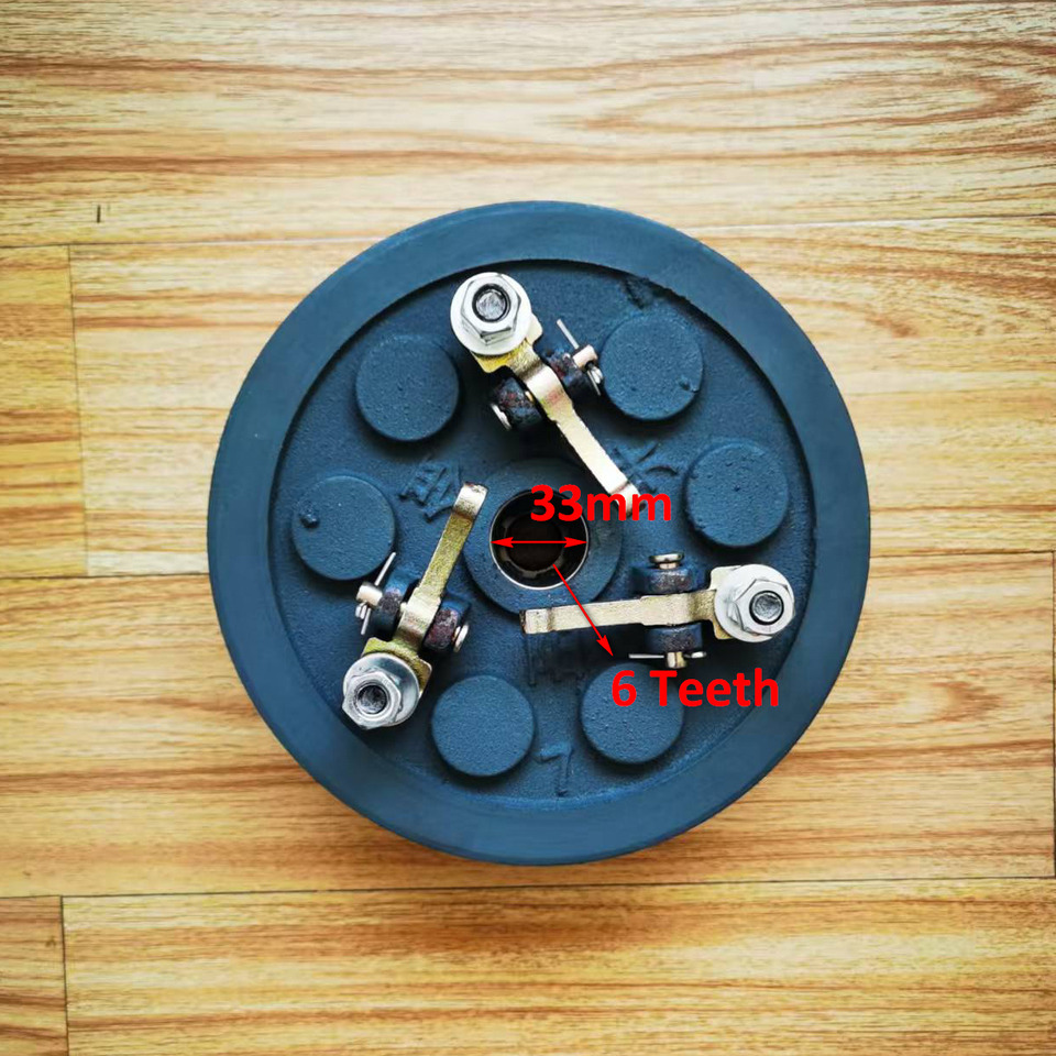 Qingdao Promising 220mm 3 Rib Pulley Clutch Assembly for FLAND FL45 Wheel Loader - Koppeling en onderdelen voor Wiellader: afbeelding 2 Qingdao Promising 220mm 3 Rib Pulley Clutch Assembly for FLAND FL45 Wheel Loader - Koppeling en onderdelen voor Wiellader: afbeelding 2