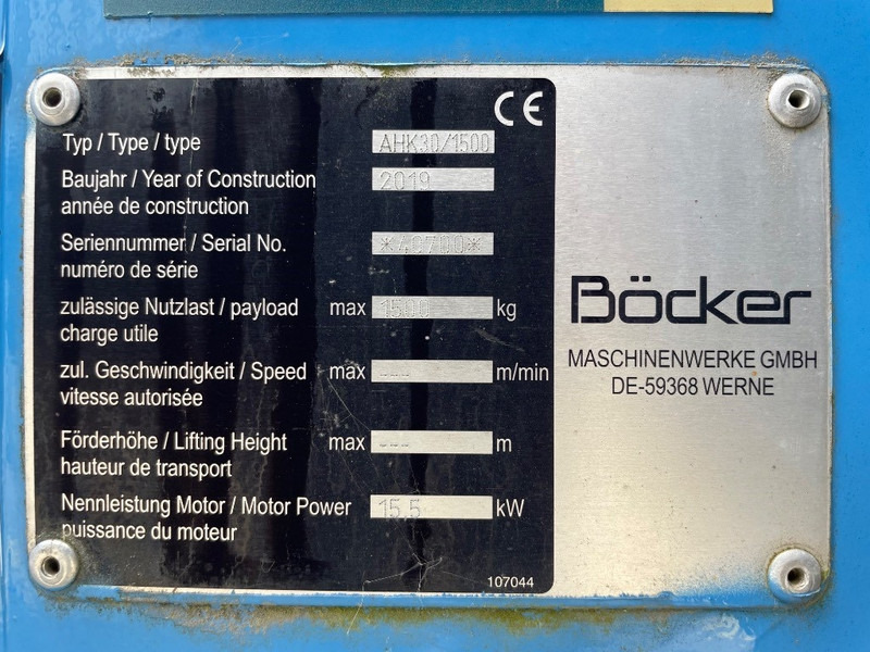 Böcker AHK 30/1500 - Alle terrein kraan: afbeelding 3 Böcker AHK 30/1500 - Alle terrein kraan: afbeelding 3