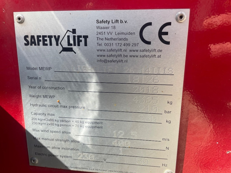 Hinowa Lightlift 26.14 III S - Knikarmhoogwerker: afbeelding 3 Hinowa Lightlift 26.14 III S - Knikarmhoogwerker: afbeelding 3
