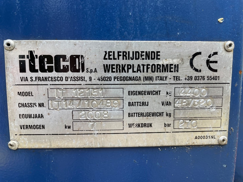 Iteco IT 12151 - Schaarlift: afbeelding 3 Iteco IT 12151 - Schaarlift: afbeelding 3